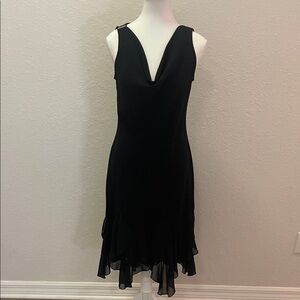 S.L. Fashions Black Sleeveless Midi Dress